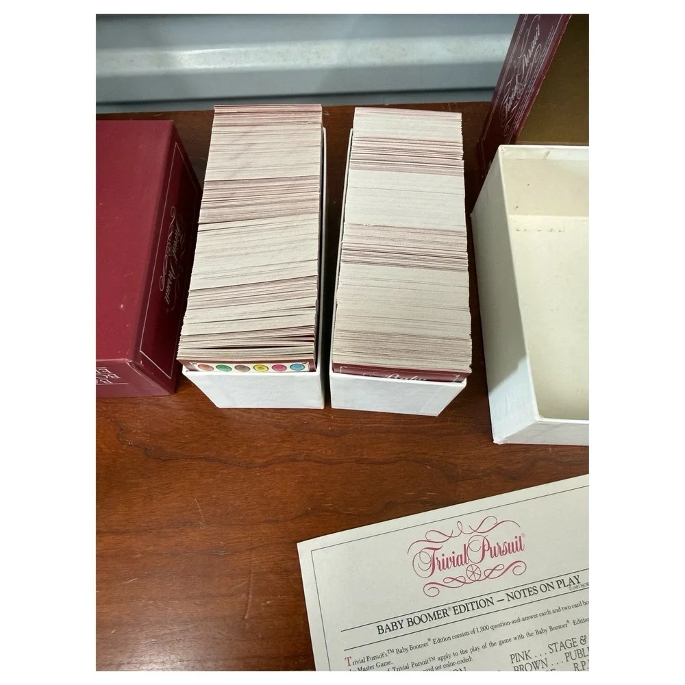 Trivial Pursuit Baby‎ Boomer Edition Card Set, Vintage Card Set